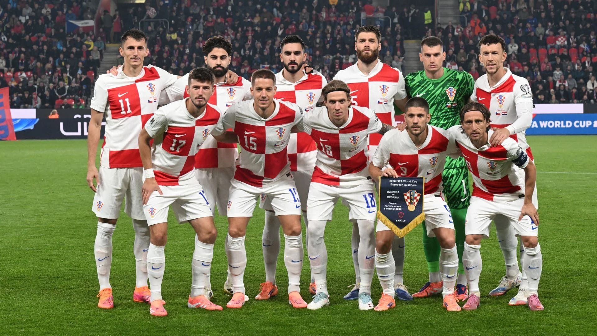 team photo for Croatia